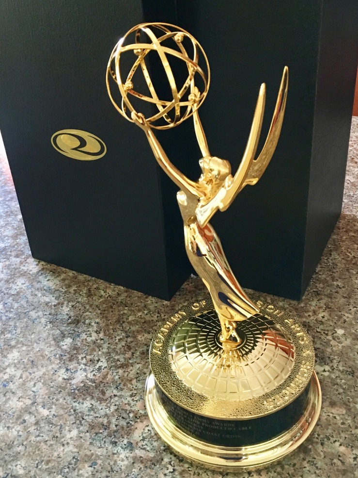My new replacement Emmy Award